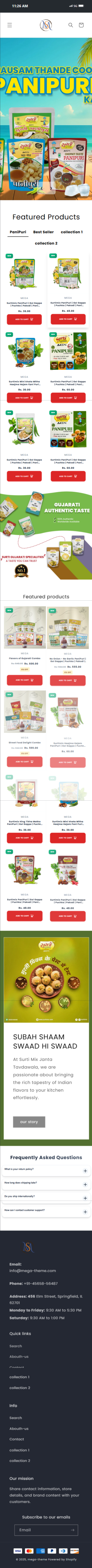 Mobile Homepage