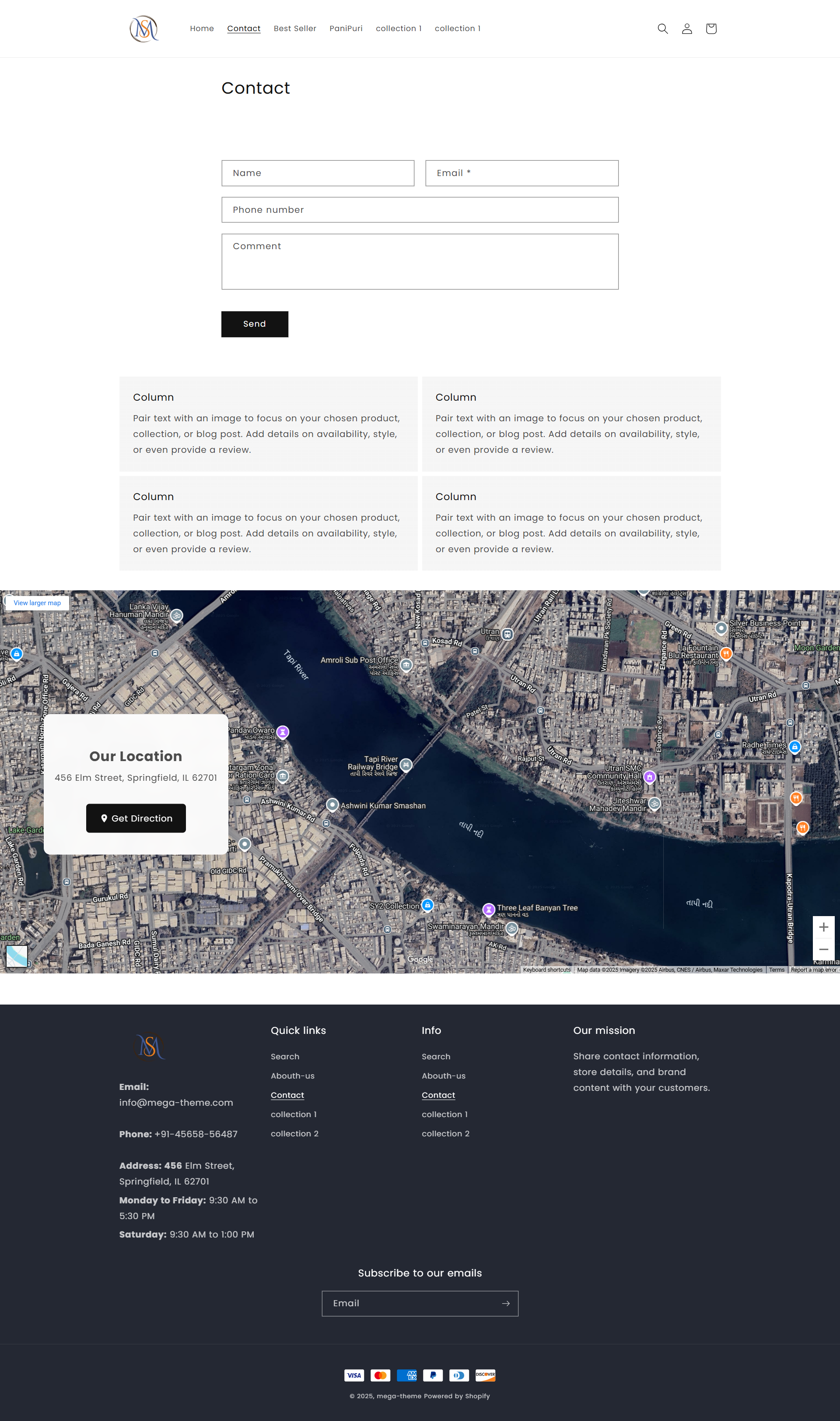 Contact Page